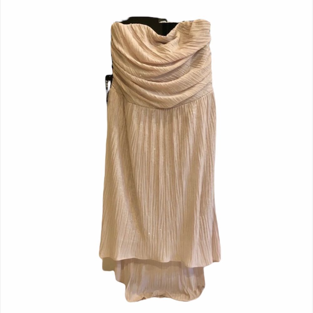 ✨HP✨Express Strapless High Low Cocktail Dress ✨ - Picture 6 of 7